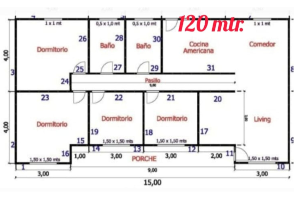 plano 120 mts